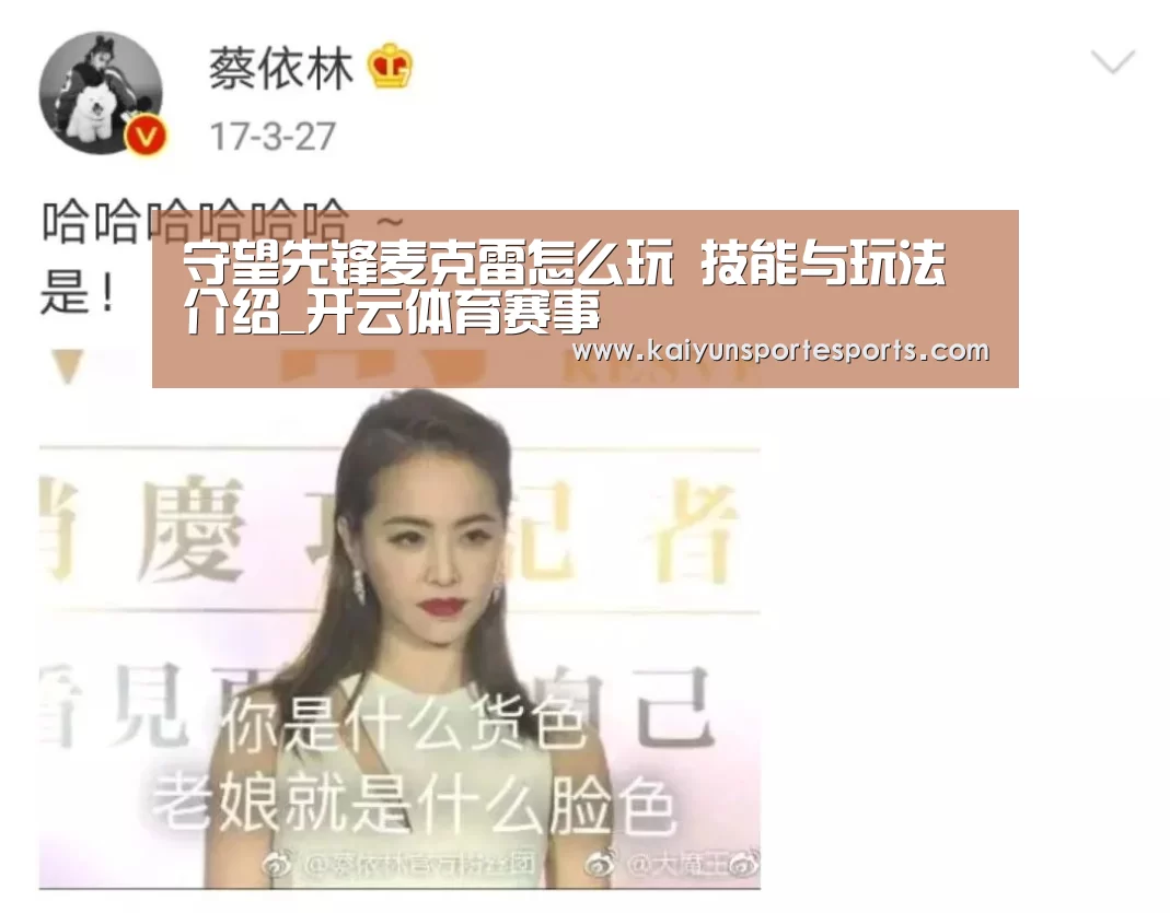 守望先锋麦克雷怎么玩 技能与玩法介绍_开云体育赛事(图2) 开云比分